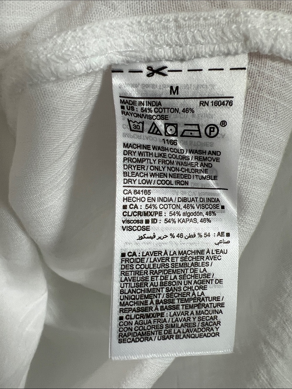 Old Navy | White Lightweight Henley Tunic #553045-00-1 NWT Medium - Picture 13 of 17